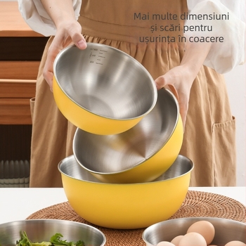 Bazin din oțel inoxidabil în stil coreean – Olliyi; Material: oțel inoxidabil; Pentru bucătărie și uz comercial; Tendință creativă; Origine Guangdong