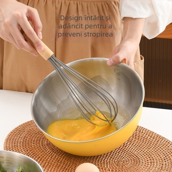 Bazin din oțel inoxidabil în stil coreean – Olliyi; Material: oțel inoxidabil; Pentru bucătărie și uz comercial; Tendință creativă; Origine Guangdong