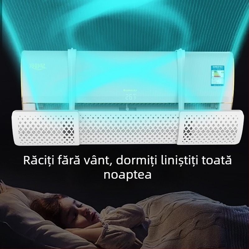 Deflector de aer pentru aer condiționat, anti vânt, stil simplu, filtrare universală și purificare a aerului