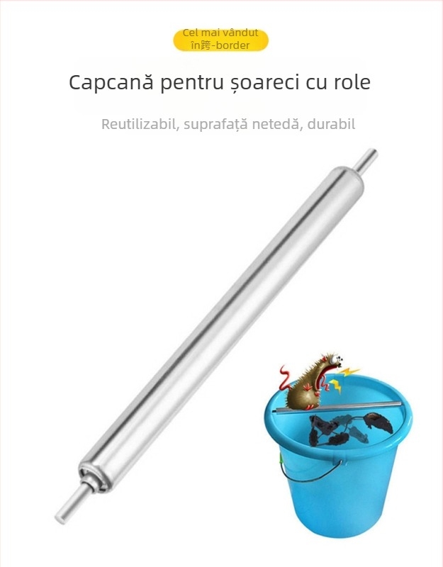 Capcană automată pentru șoareci, tambur continuu, pentru uz casnic — fără parfum, brand Fuguang