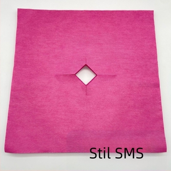 Pernă facială de unică folosință, din țesătură nețesută, culoare solidă, imprimare cu logo, personalizare disponibilă