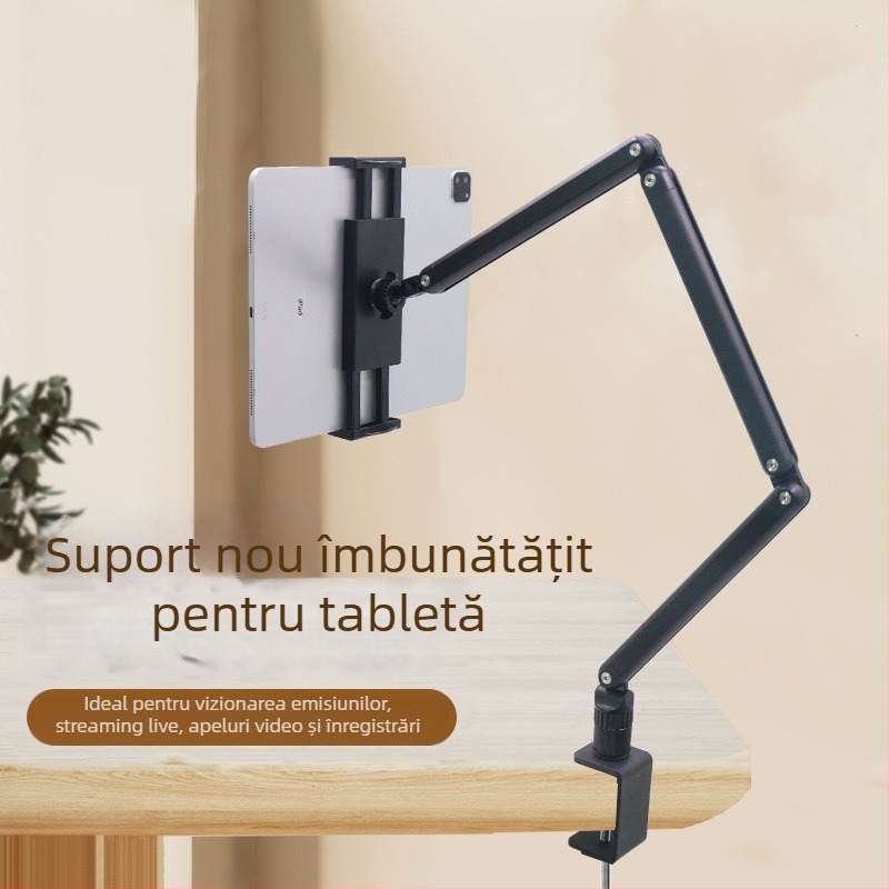 BX-N02 Suport pentru tabletă pentru birou, pliabil, rotativ, compatibil cu iPad 2/3/4 și iPad Mini, greutate 0,85 kg