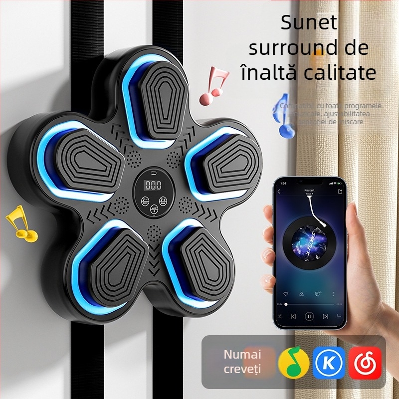 Star Punching Bag — montaj pe perete; materiale PU, acrilic, ABS, PP; greutate 1,7 kg; marcă S-Lang Shield