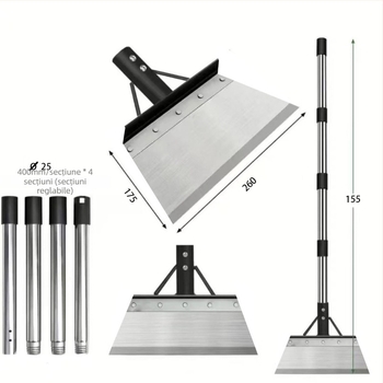 Unealtă de curățare - cap retractabil, corp din metal, model QYH-Y-06, marcă Qing Qu He