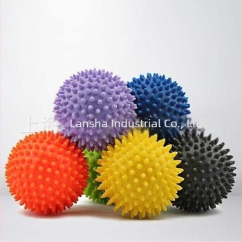 Minge de masaj PVC cu ținte pentru acupuncură și fascia — Minge de yoga/fitness pentru masajul piciorului; Material: PVC • Greutate: Personalizabil • Nu se poate umfla
