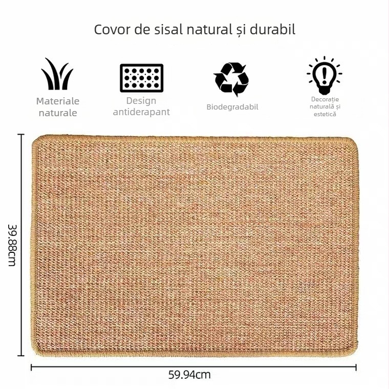 Plăcuță de zgâriere pentru pisici, din materiale textile, pernă verticală; Brand Fukumaru; Pentru pisici; Import: Nu