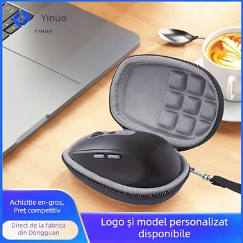 Husă EVA pentru depozitare mouse cu carcasă rigidă și fermoar, Model YN777; Material EVA; Capacitate de încărcare 1 kg; Proces de transfer termic; Destinată accesoriilor pentru calculator
