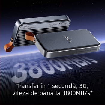 Lexar E750 carcasă externă NVMe M.2 USB4 cu Thunderbolt 4, suport până la 8 TB