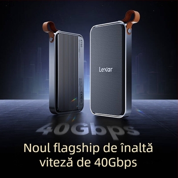 Lexar E750 carcasă externă NVMe M.2 USB4 cu Thunderbolt 4, suport până la 8 TB