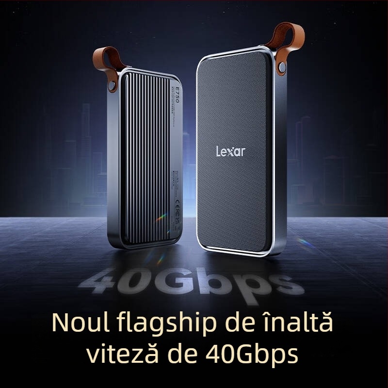 Lexar E750 carcasă externă NVMe M.2 USB4 cu Thunderbolt 4, suport până la 8 TB