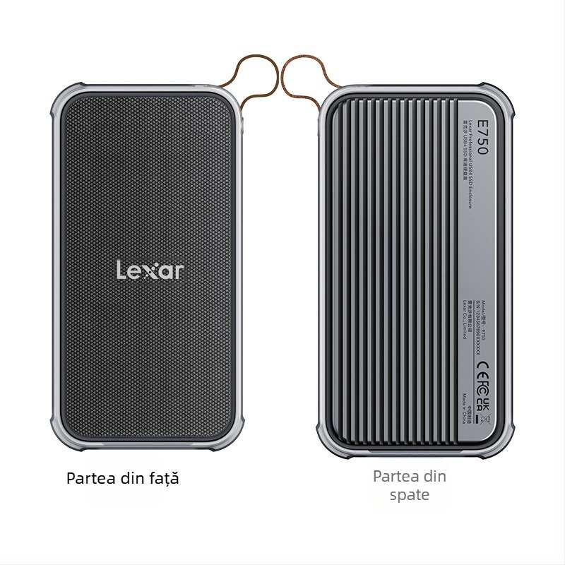Lexar E750 carcasă externă NVMe M.2 USB4 cu Thunderbolt 4, suport până la 8 TB