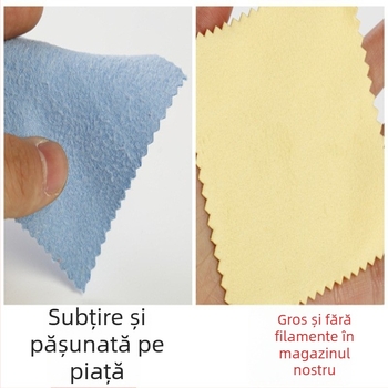 Cârpă de curățare din argint pentru bijuterii și argintărie
