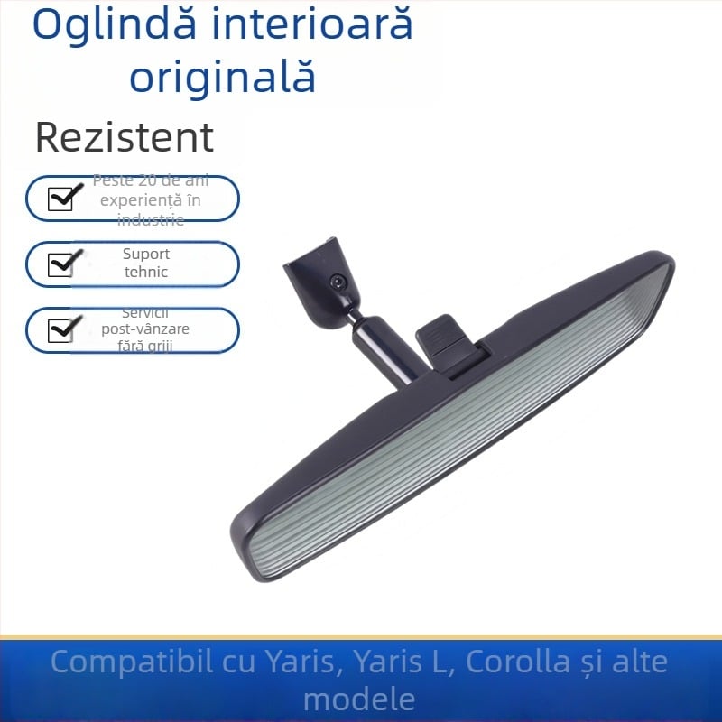 Oglindă retrovizoare interioară pentru mașină – husă ABS, oglindă plană, Taiwei Seiko, model: oglindă retrovizoare interioară, modele aplicabile: Carolina reling