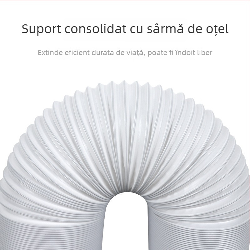 Furtun portabil de evacuare a aerului condiționat (lungime de 3 m, diametru de 5,1 in, telescopic)