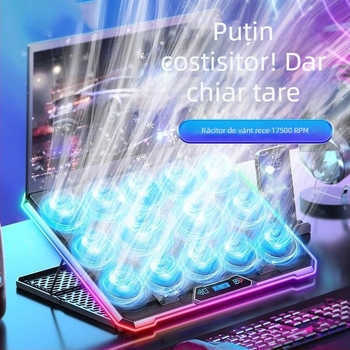 Suport de răcire pentru laptop cu bază de răcire semiconductoră, ventilator silențios cu aer forțat, compatibil cu laptopuri Lenovo Legion