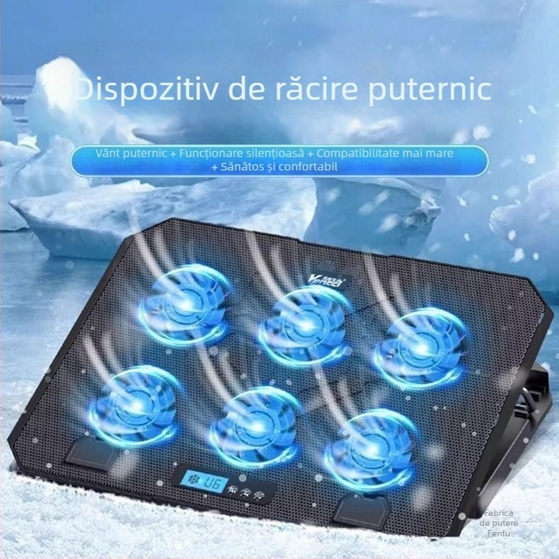 Suport de răcire pentru laptop cu bază de răcire semiconductoră, ventilator silențios cu aer forțat, compatibil cu laptopuri Lenovo Legion