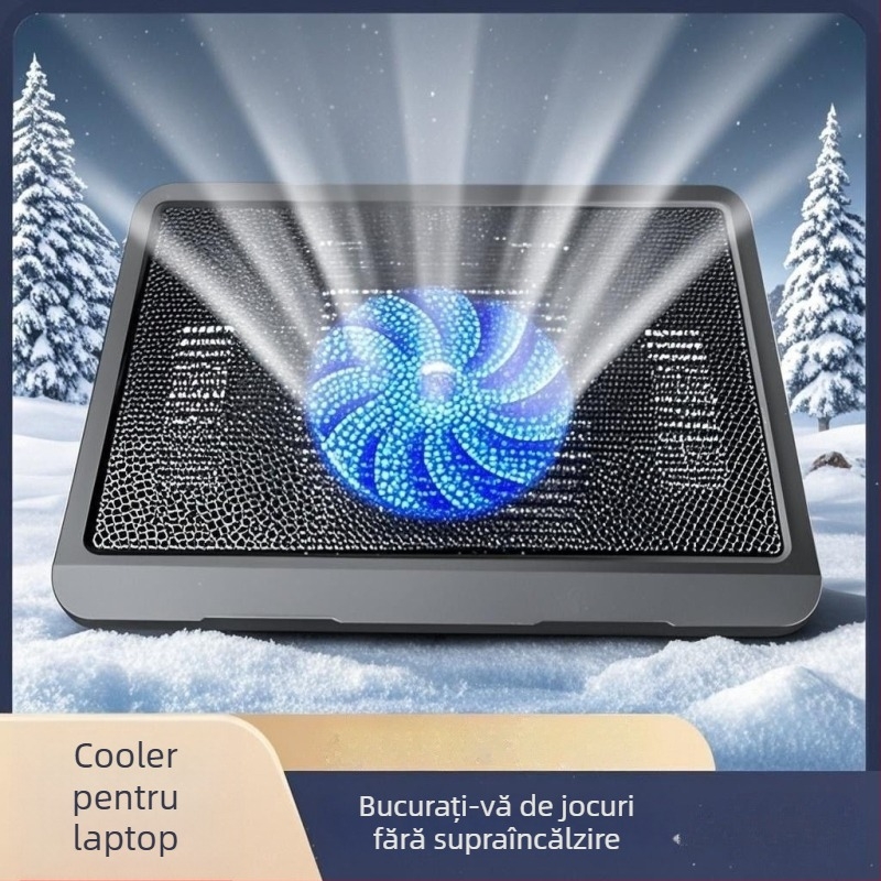Suport de răcire pentru laptop cu bază de răcire semiconductoră, ventilator silențios cu aer forțat, compatibil cu laptopuri Lenovo Legion