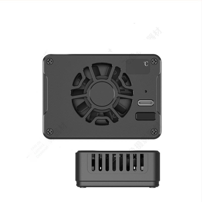 Radiator pentru cameră - corp din aliaj de aluminiu, model F01, control inteligent al temperaturii, ventilator de răcire silențios, 130 g