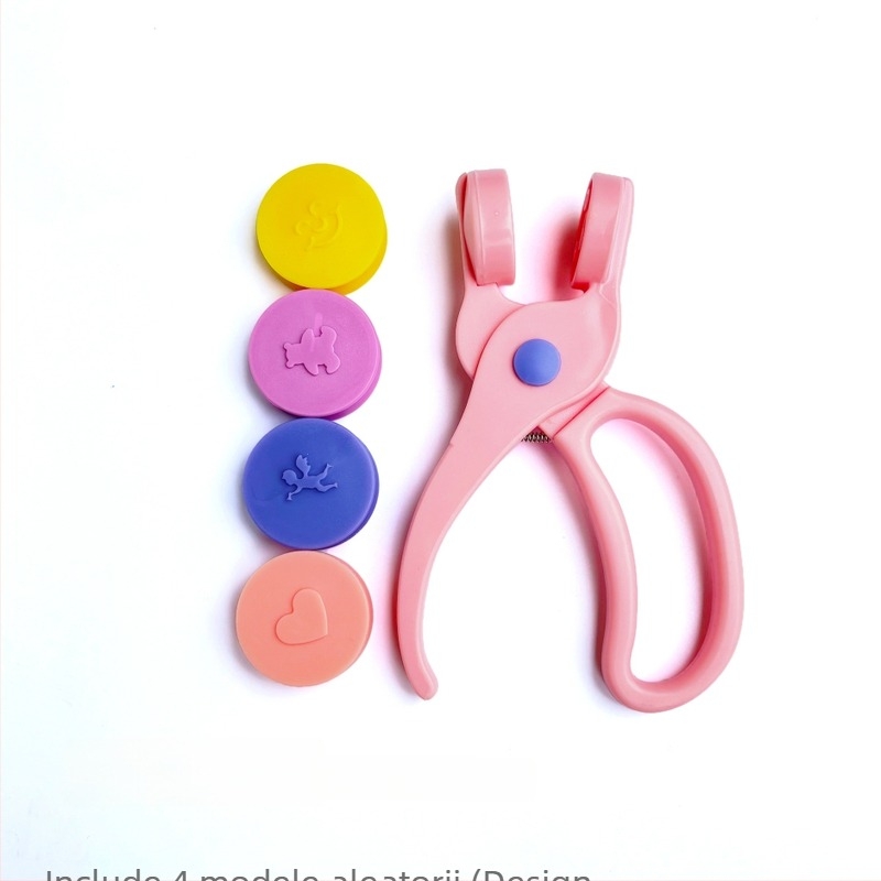 Set de ștampilă embossing pentru copii - activități DIY pentru grădiniță și jurnal - ABS material