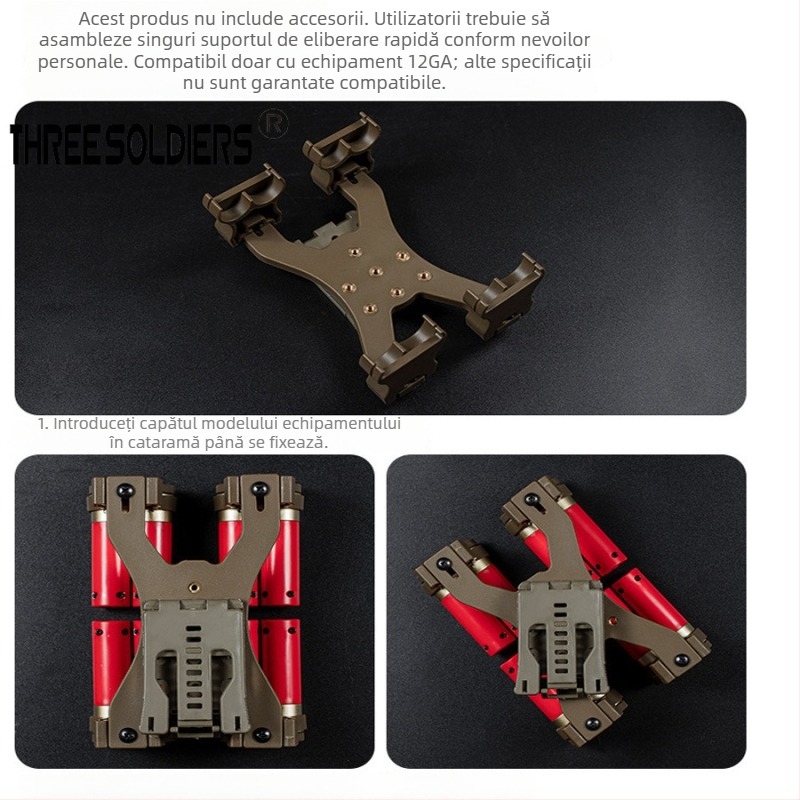 Clip de stocare tactică CS cu funcție de extensie, ABS, Ex-034, pentru activități în aer liber, unisex