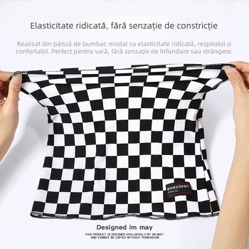 Mască de ciclism cu protecție a gâtului și protecție solară, acoperire parțială a feței, țesătură poliester 61–70%