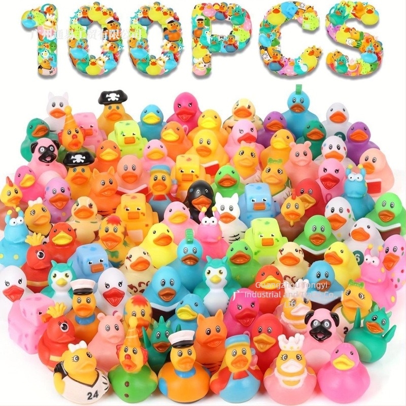 Jucărie de baie – Rață plutitoare, scârțâie, Material: Adeziv Email, Jucărie de apă cu sunet, Vârsta 14+