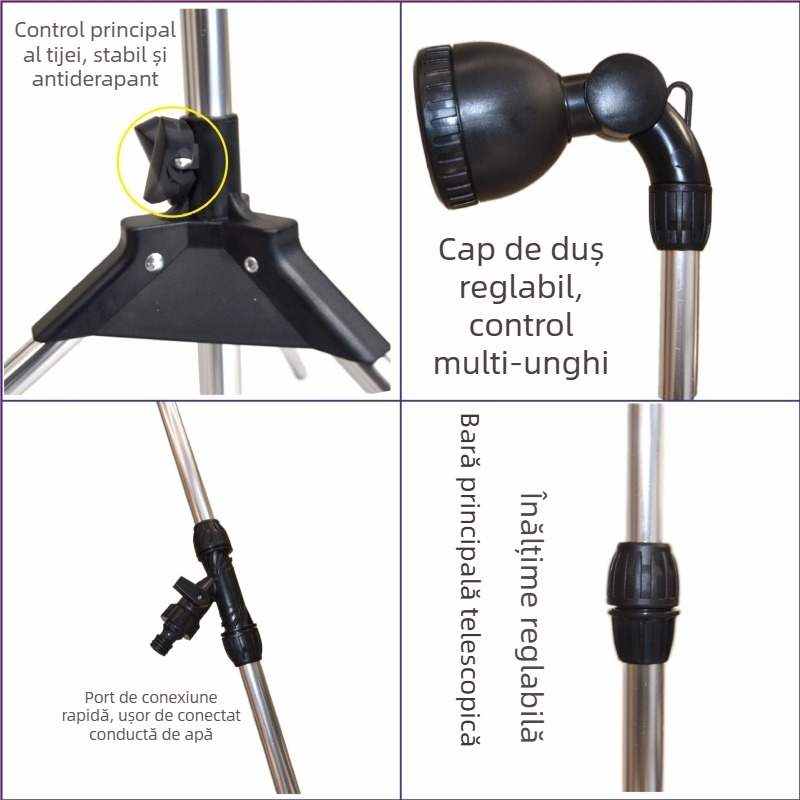 Cap de duș BLUEBIRD pentru grădină și exterior – aspersor pentru clătire și spălare, pentru plajă și piscină