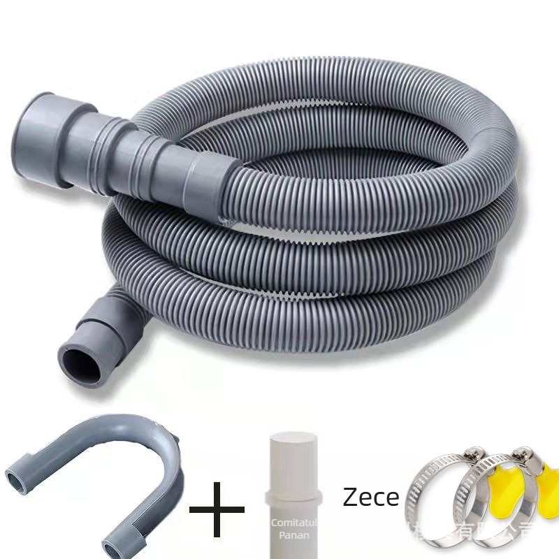 Extensie conductă evacuare mașină de spălat cu conector cu clemă GTPSG-25MM; Material PVC+TPR; Presiune nominală 1.0; Montaj: inserare directă; Brand LS