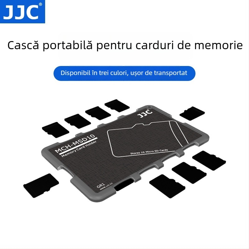 JJC serie MCH husă pentru carduri SD/TF – procesare OEM, greutate 0.020