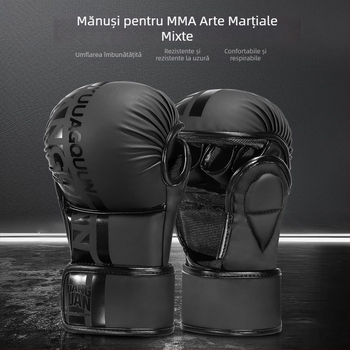 Mănuși de box pentru adulți - antrenament profesional, Muay Thai cu degete parțiale, model ltao1003836576, brand Haichao Department Store Factory
