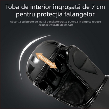 Mănuși de box pentru adulți - antrenament profesional, Muay Thai cu degete parțiale, model ltao1003836576, brand Haichao Department Store Factory