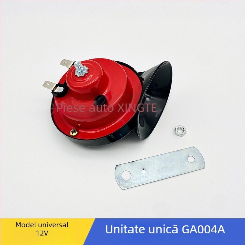 Corn de mașină în formă de melc 004A – 12V, ton înalt-joasă, 110 dB