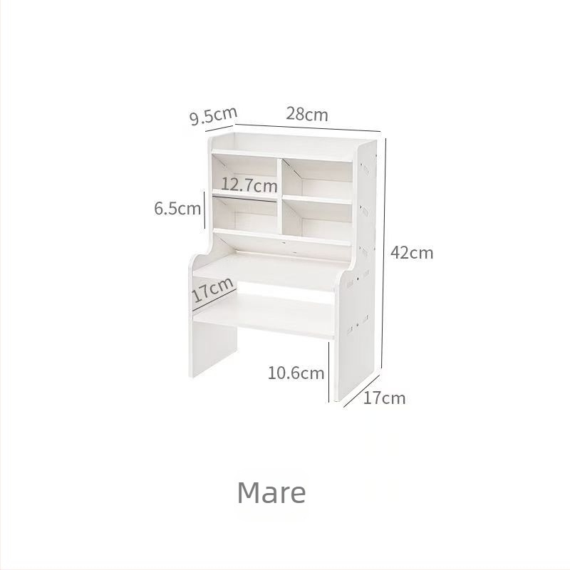 Organizator de depozitare pe birou cu 3 etaje – mobil, rezistent la praf și umezeală, material Chevron board