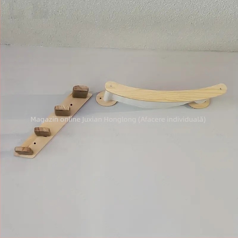 Cuib de pisică din lemn cu pat suspendat și cadru de cățărare, marca Xingyu, model ltao1004314683, potrivit pentru pisici