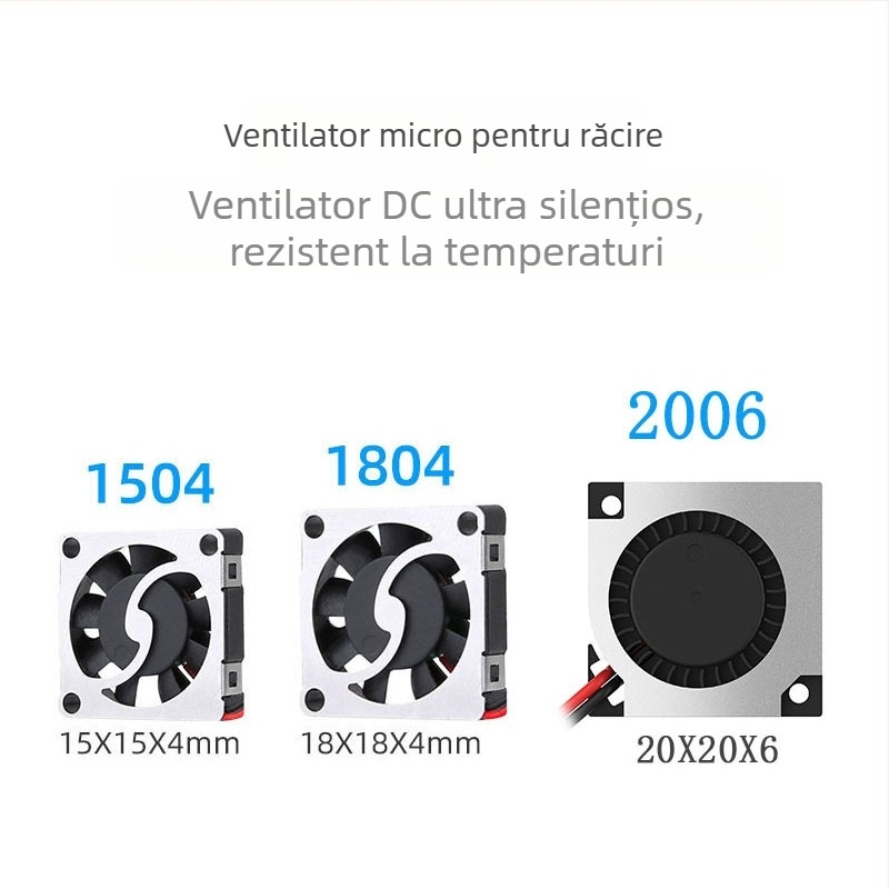 Ventilator de răcire pentru laptop, model 1504, pentru CPU, compatibil cu notebook-uri
