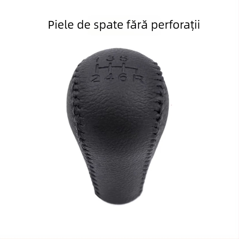 Mâner schimbător din piele pentru Nissan Navara D40, Pathfinder, Patrol Y61GQ, Y62 — Model 0919H, Brand Leading