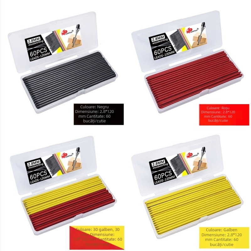 Miez de pix LC640B – din plastic, lățimea liniei 1.0 mm, pentru marcarea liniilor