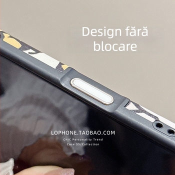 Sticker protecție buton cameră iPhone – sticlă temperată, film margine, anti-amprentă, anti-explozie