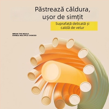 Pătură tricotată cu ciucuri, îngroșată cu fire de lapte, potrivită ca șal de umăr și husă de canapea