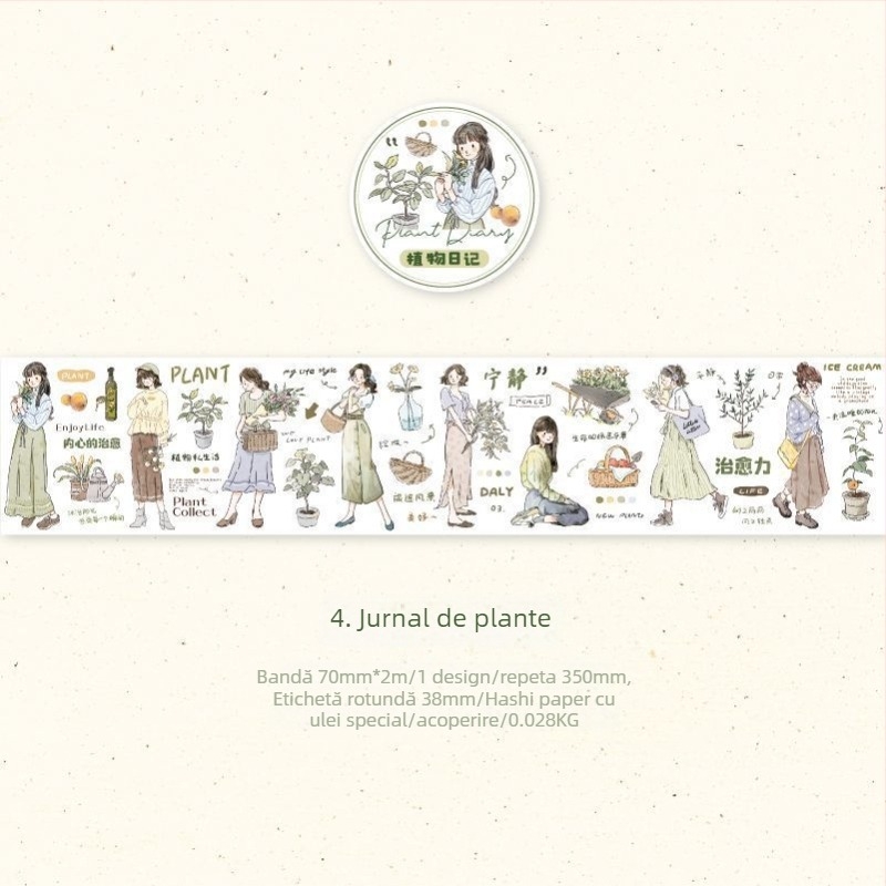 Bandă Washi și Stickere DIY pentru decor de scenă – Twilight: Seria Lumină în Pădure cu personaje; Cod articol: 3763H2000Z7303; Personalizare: Da; Import: Nu; Comerț transfrontalier: Nu