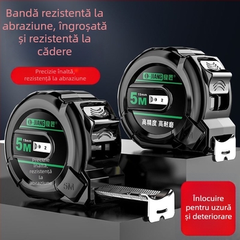 Bandă metrică din oțel inoxidabil, impermeabilă și durabilă, cu mai multe intervale pentru uz casnic