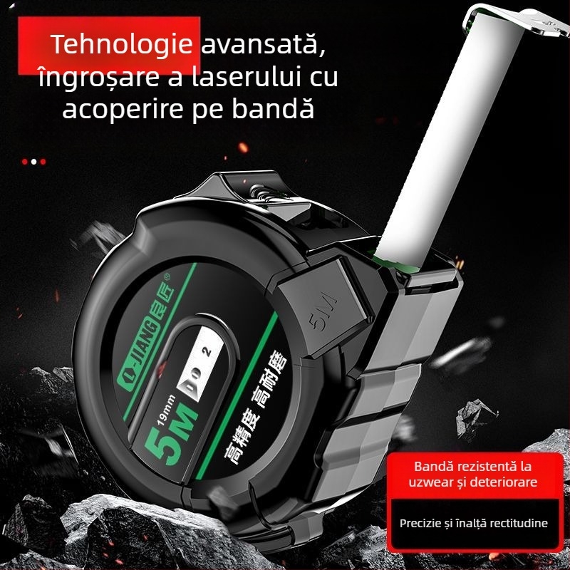 Bandă metrică din oțel inoxidabil, impermeabilă și durabilă, cu mai multe intervale pentru uz casnic