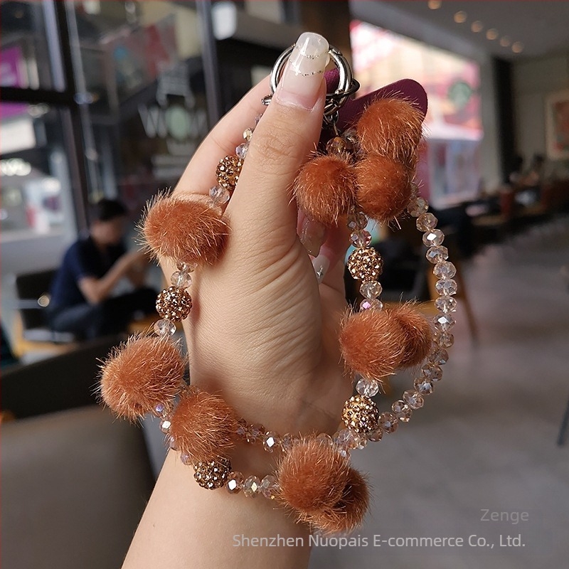 Zhenge lanyard pentru telefon, lucrat manual, stil feminin, material frânghie: Altul, cataramă: Metalică