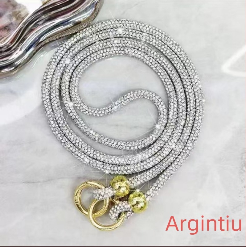 Lanyard pentru telefon mobil: construcție din metal, lucru manual, design unisex, șnur de bumbac cu înaltă elasticitate, cataramă metalică