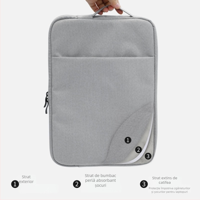 Geantă pentru MacBook Pro/Air — pluș și felt, brand Confucian businessmen