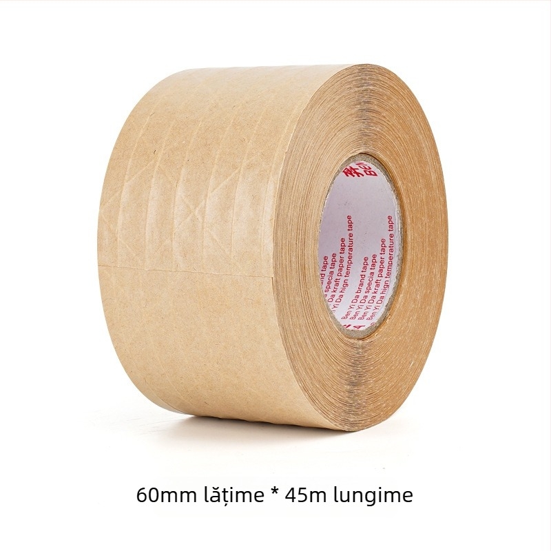 Bandă din hârtie Kraft, bază din fibre, adeziv pe bază de apă, anti-tamper, pentru sigilarea cutiilor, acoperire imprimată și montaj — Brand Yida