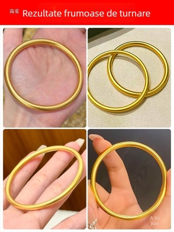 Unealtă de turnare pentru bijuterii: matriță pentru aur și argint solid, inel simplu și brățară, canal grafit pentru ulei, matriță inversă, formare într‑o singură piesă; Material: Other; Domeniu de aplicare: Other; Brand: Other