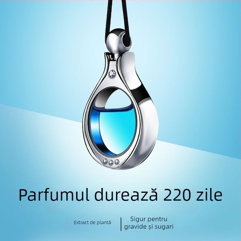 Pandantiv pentru interiorul mașinii pentru oglinda retrovizoare, ornament parfumat, eliminare formaldehidă, parfum Floral Fougere, evaporare 1–15 zile, personalizare disponibilă, nr. 05Z042545H9309