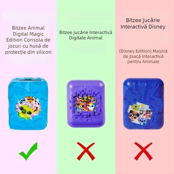 Husă protectoare din silicon pentru Bitzee Magicals Digital Pet Magic Edition consolă – protecție la cădere, anti-derapaj și praf.
