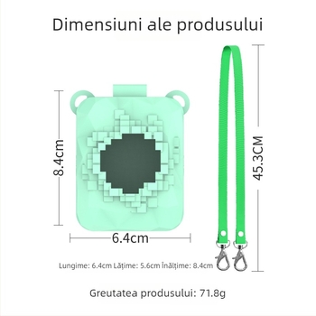Husă protectoare din silicon pentru Bitzee Magicals Digital Pet Magic Edition consolă – protecție la cădere, anti-derapaj și praf.